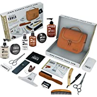 ✮ BARBER TOOLS ✮ Kit-Set-Estuche de arreglo y cuidado de la barba y afeitarse | Cosmético Made in French